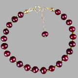 Ginjinha Red Pearl Bracelet