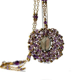 Angelica: Labradorite and Amethyst Amulet