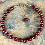 Ginjinha Red Pearl Bracelet