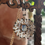 Kai: Kyanite and Labradorite Amulet Necklace