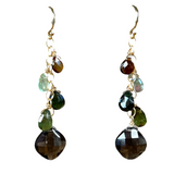 Smoky Quartz Ombre Earth Colordrops Earrings