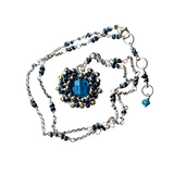 Odetta Apatite and Black Spinel Amulet