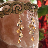 Citrine Drops with Pyrite Pops