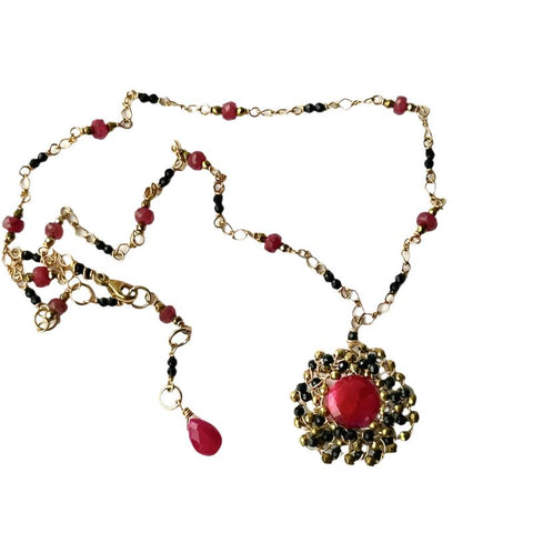 Rubeena Ruby Mandala Amulet