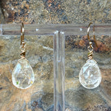 Rutilated Quartz Light Pendant Drops