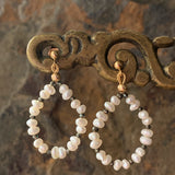 Pearl and Pyrite Hoops